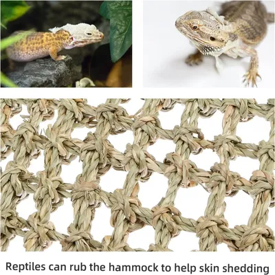Hamac Reptile PetTribes - Hamac Séchée au Soleil pour Lézards Hamac Reptile PetTribes - Hamac Séchée au Soleil pour Lézards