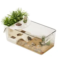 FurryFusion Aquarium pour tortue de grande capacité