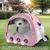 PetTribes - Sac de Transport pour Petit Animal, Fenêtre Transparente PetTribes - Sac de Transport pour Petit Animal, Fenêtre Transparente