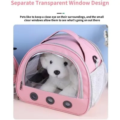 PetTribes - Sac de Transport pour Petit Animal, Fenêtre Transparente PetTribes - Sac de Transport pour Petit Animal, Fenêtre Transparente