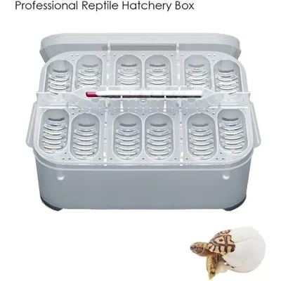 Zoomtopia Boîte incubateur reptile 12 œufs ABS 16,5x11x5cm Zoomtopia Boîte incubateur reptile 12 œufs ABS 16,5x11x5cm