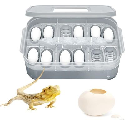 Zoomtopia Boîte incubateur reptile 12 œufs ABS 16,5x11x5cm