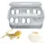 Zoomtopia Boîte incubateur reptile 12 œufs ABS 16,5x11x5cm Zoomtopia Boîte incubateur reptile 12 œufs ABS 16,5x11x5cm
