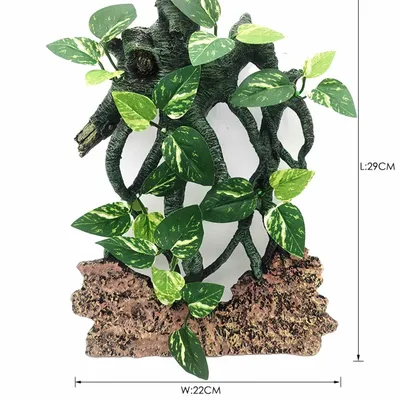 FurryFusion Décoratif en branches pour terrarium de reptiles