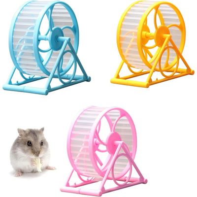 ZooVenture Lot 2 Roues Hamster Bleu Jaune