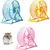 ZooVenture Lot 2 Roues Hamster Bleu Jaune ZooVenture Lot 2 Roues Hamster Bleu Jaune