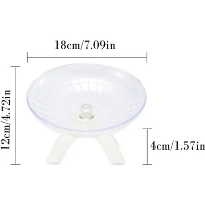 ZooVenture Roue Hamster Frisbee Silence Plastique ZooVenture Roue Hamster Frisbee Silence Plastique