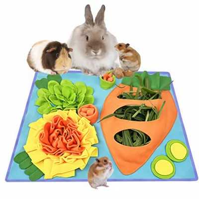FurryFusion Tapis de recherche de nourriture pour petits animaux FurryFusion Tapis de recherche de nourriture pour petits animaux