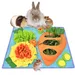 FurryFusion Tapis de recherche de nourriture pour petits animaux