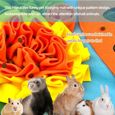 FurryFusion Tapis de recherche de nourriture pour petits animaux FurryFusion Tapis de recherche de nourriture pour petits animaux