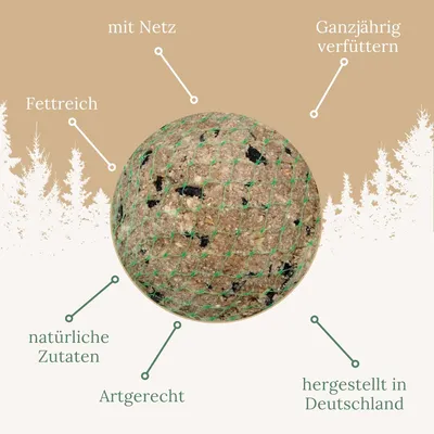 Orni Riesen Meisenknödel mit Netz Orni Riesen Meisenknödel mit Netz