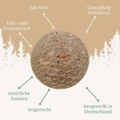 Orni Riesen Meisenknödel mit Insekten