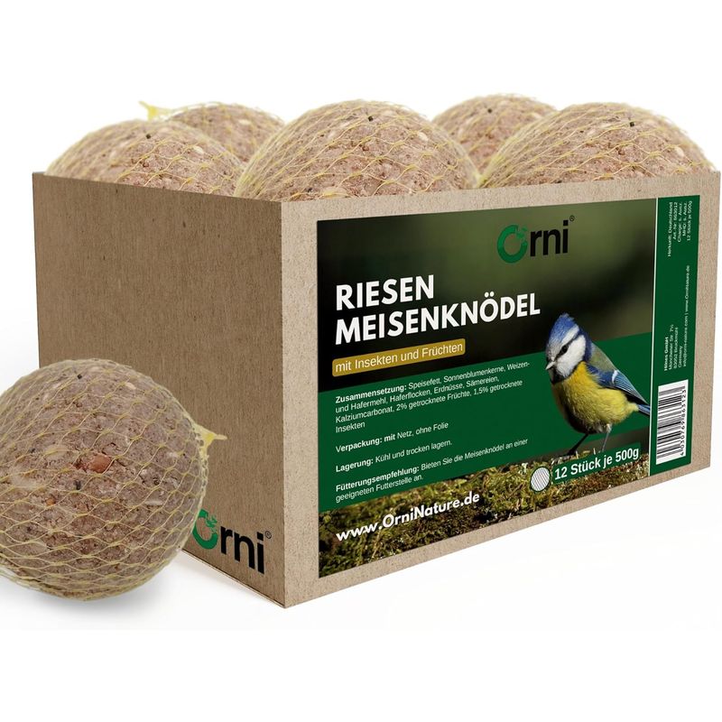 Orni Riesen Meisenknödel mit Insekten