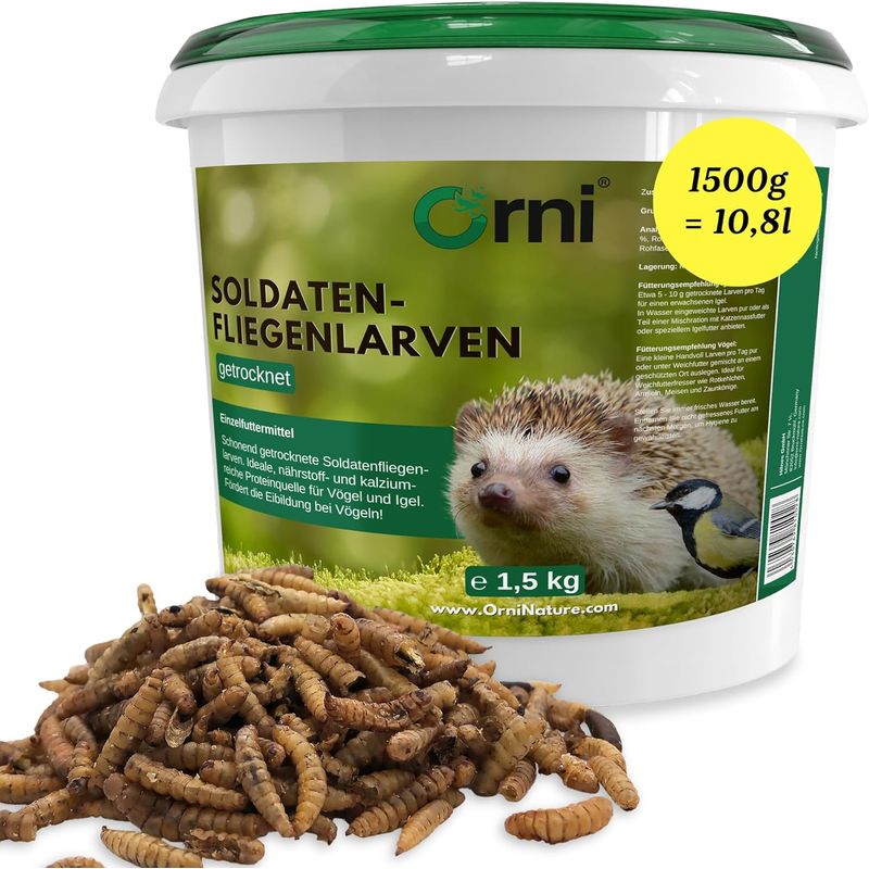 Orni Soldatenfliegenlarven 1,5kg