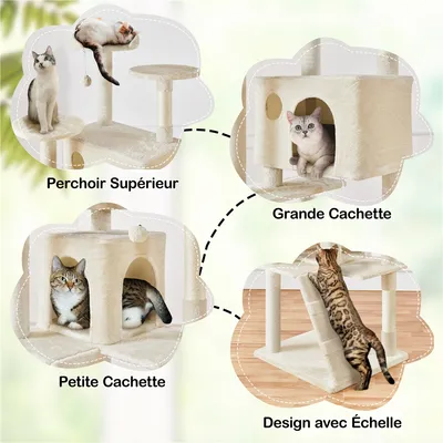 Yaheetech Arbre à Chat Multiniveau Yaheetech Arbre à Chat Multiniveau