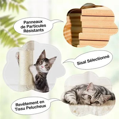 Yaheetech Arbre à Chat Multiniveau Yaheetech Arbre à Chat Multiniveau