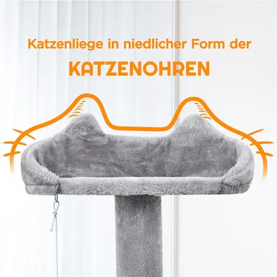 Kratzbaum Groß Kletterbaum 203 cm hoch Katzenkratzbaum