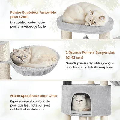 Yaheetech Arbre pour Grand Chat Yaheetech Arbre pour Grand Chat