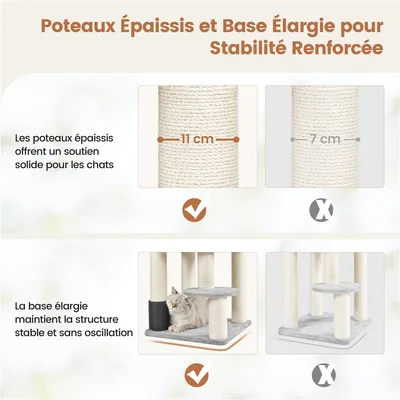 Yaheetech Arbre pour Grand Chat Yaheetech Arbre pour Grand Chat