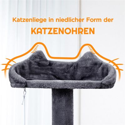 Kratzbaum Groß Kletterbaum 203 cm hoch Katzenkratzbaum