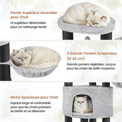 Yaheetech Arbre pour Grand Chat