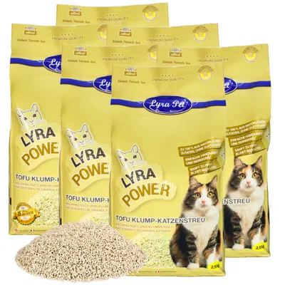 Lyra Pet® Tofu Litière pour chat agglomérante Lyra Pet® Tofu Litière pour chat agglomérante