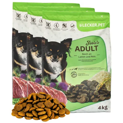 Lecker.Pet® Josie's Adult Agneau & Riz Nourriture sèche pour chiens Lecker.Pet® Josie's Adult Agneau & Riz Nourriture sèche pour chiens