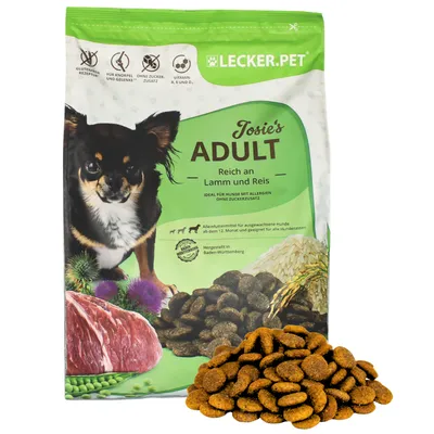 Lecker.Pet® Josie's Adult Agneau & Riz Nourriture sèche pour chiens Lecker.Pet® Josie's Adult Agneau & Riz Nourriture sèche pour chiens