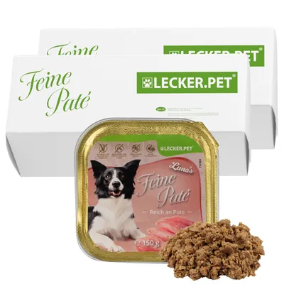 Lecker.Pet® Luna's Fine Paté Nourriture humide pour chiens Aliment complèt Lecker.Pet® Luna's Fine Paté Nourriture humide pour chiens Aliment complèt