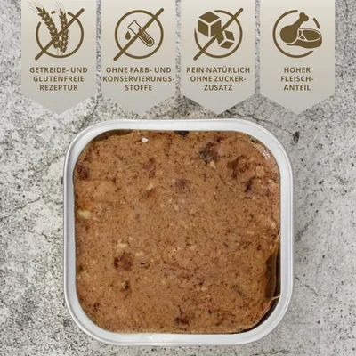 Lecker.Pet® Luna's Feine Paté Riche en Dinde Nourriture humide pour chiens Lecker.Pet® Luna's Feine Paté Riche en Dinde Nourriture humide pour chiens
