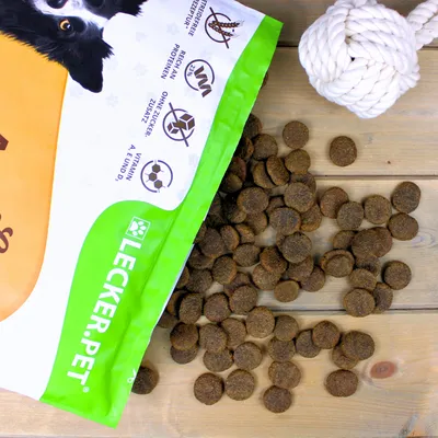 Lecker.Pet® Luna's Adult autruche avec pomme de terre & pomme pour chiens
