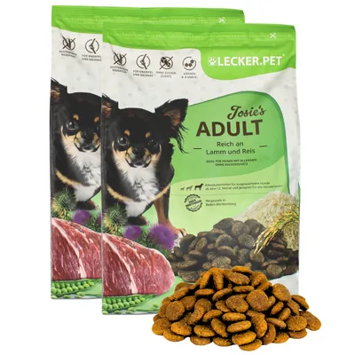 Lecker.Pet® Josie's Adult Agneau & Riz Nourriture sèche pour chiens Lecker.Pet® Josie's Adult Agneau & Riz Nourriture sèche pour chiens