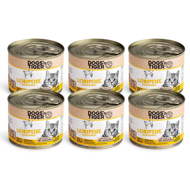 Dogs’n Tiger Leibspeise Katzenfutter, Huhn