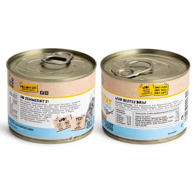 Dogs’n Tiger Wohltat Katzenfutter, Huhn & Lachs Dogs’n Tiger Wohltat Katzenfutter, Huhn & Lachs