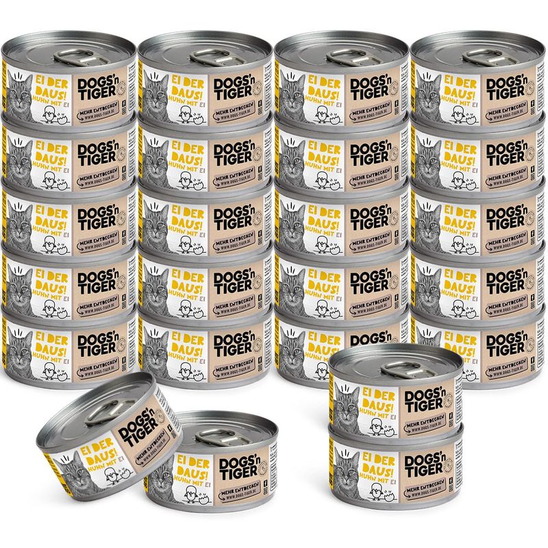 Dogs’n Tiger Katzenfutter, Ei der Daus
