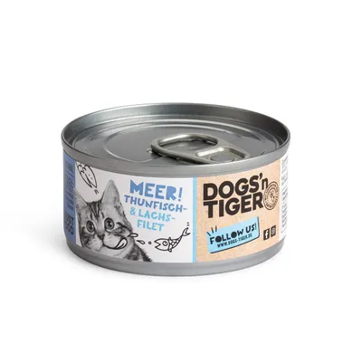 Dogs’n Tiger Meer Katzenfutter, Thunfisch & Lachsfilet Dogs’n Tiger Meer Katzenfutter, Thunfisch & Lachsfilet