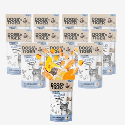 Dogs’n Tiger Allerlei Katzenfutter, Lachs & Ei