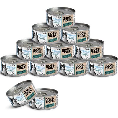 Dogs’n Tiger Wonne Katzenfutter, Lachsfilet & Muscheln