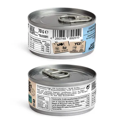 Dogs’n Tiger Wonne Katzenfutter, Lachsfilet & Muscheln