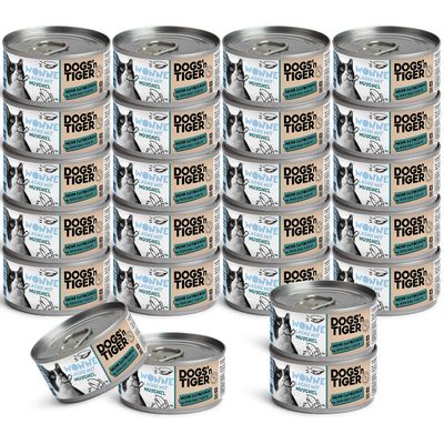 Dogs’n Tiger Wonne Katzenfutter, Lachsfilet & Muscheln