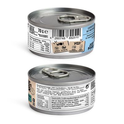Dogs’n Tiger Wonne Katzenfutter, Lachsfilet & Muscheln