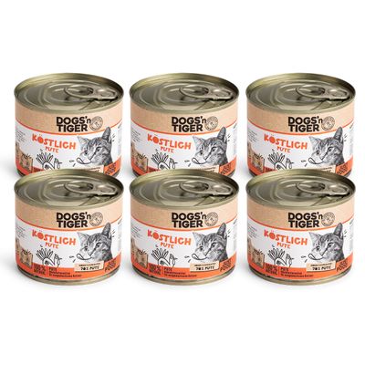 Dogs’n Tiger Köstlich Katzenfutter, Pute