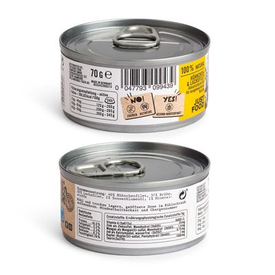 Dogs’n Tiger Glück Katzenfutter, Hühner- & Lachsfilet