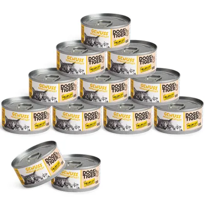 Dogs’n Tiger Genuss Katzenfutter, Hühnerfilet Dogs’n Tiger Genuss Katzenfutter, Hühnerfilet