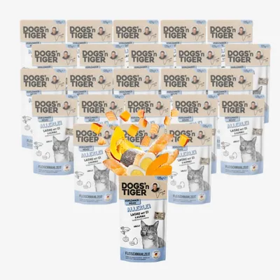 Dogs’n Tiger Allerlei Katzenfutter, Lachs & Ei