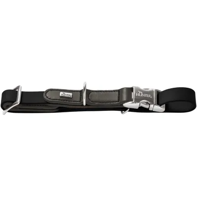 HUNTER collier pour chien Wolmar Biothane x cuir Alu Strong HUNTER collier pour chien Wolmar Biothane x cuir Alu Strong
