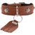 XS, Coul: cognac/noir, TC: 24-27 cm, Larg: 2, 7 cm