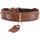 M-L, Coul: cognac/noir, TC: 45-52 cm, Larg: 4, 0 cm