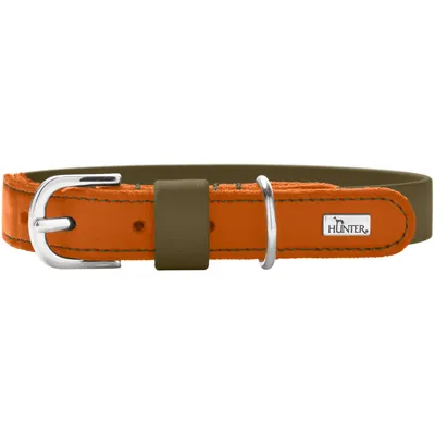 HUNTER collier pour chien Wolmar Biothane x cuir HUNTER collier pour chien Wolmar Biothane x cuir
