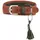 Größe: XS-S, Farbe: cognac/oliv, Halsumfang: 29-34 cm, Breite: 5,4 cm